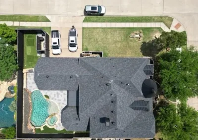 North Dallas roof replacement project in summer 2025